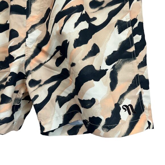 Nanushka Kenan Hand-Painted Abstract Animal Swim Shorts Mens Size L - Picture 3 of 13